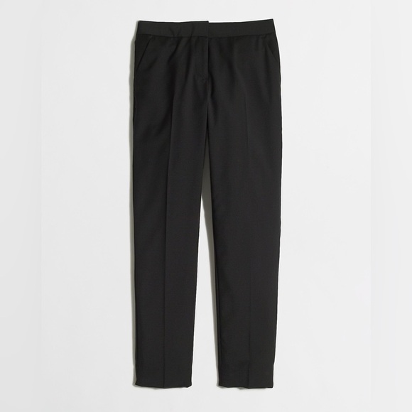 NWT J. Crew Cropped Suiting Pant in Wool 10 - Picture 1 of 4